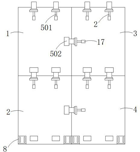 Fast locking device for prefabricated building finishing construction