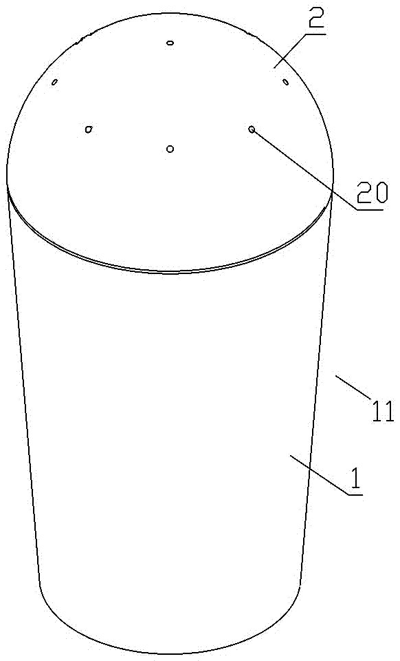 Parasitic wasp natural enemy release cup and parasitic wasp natural enemy sustained release method