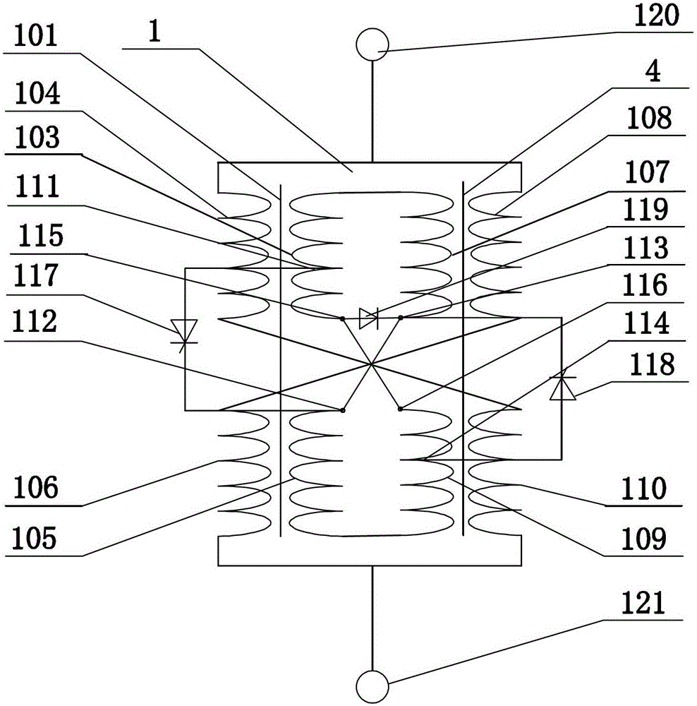 Electromagnetic voltage regulator