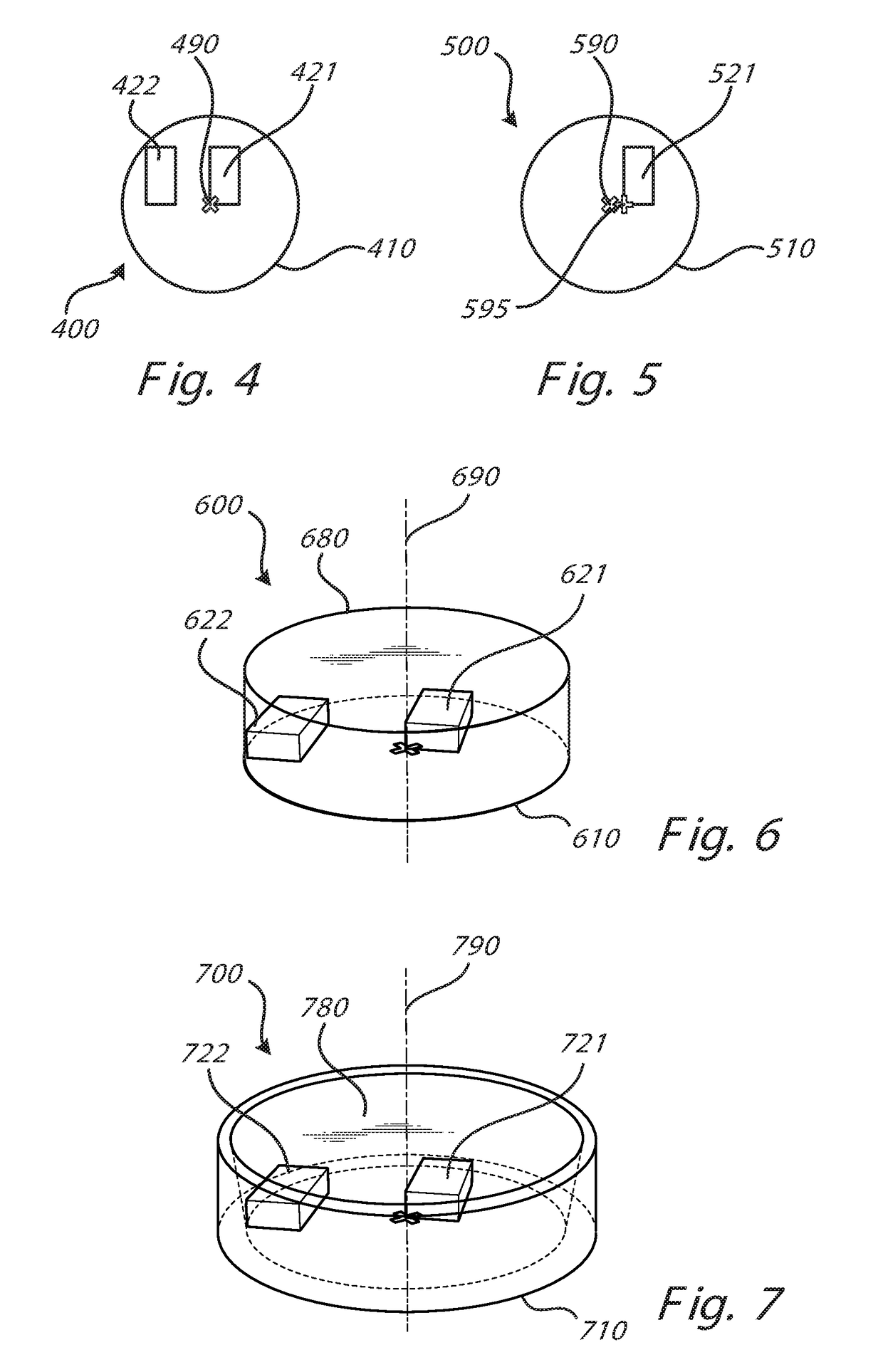 Led-based lighting device with asymmetrically distributed LED chips