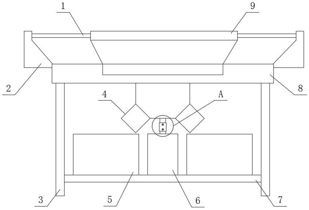 Waste recovery device for packaging paper production