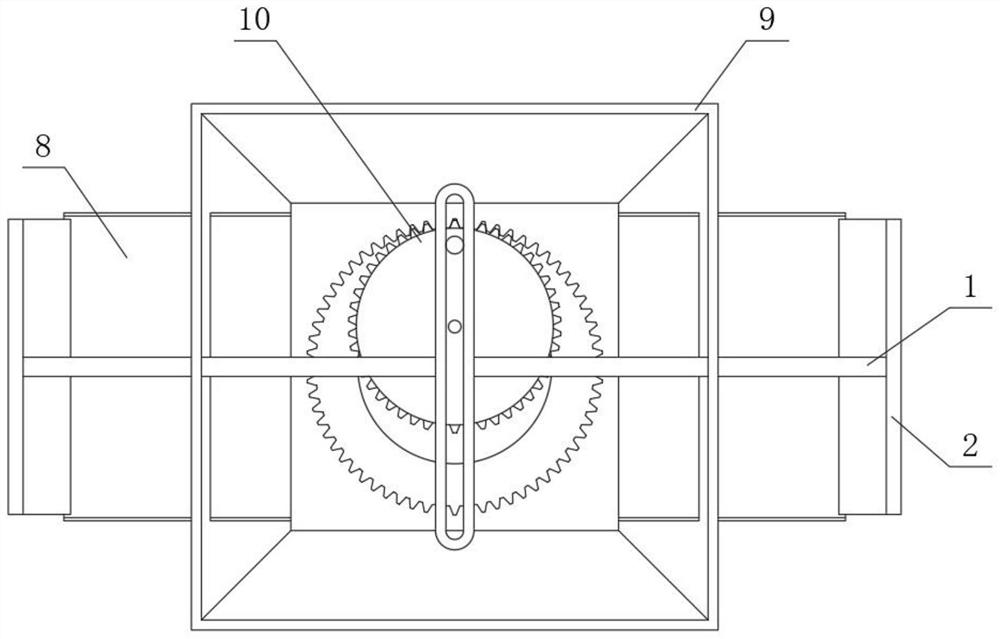 Waste recovery device for packaging paper production