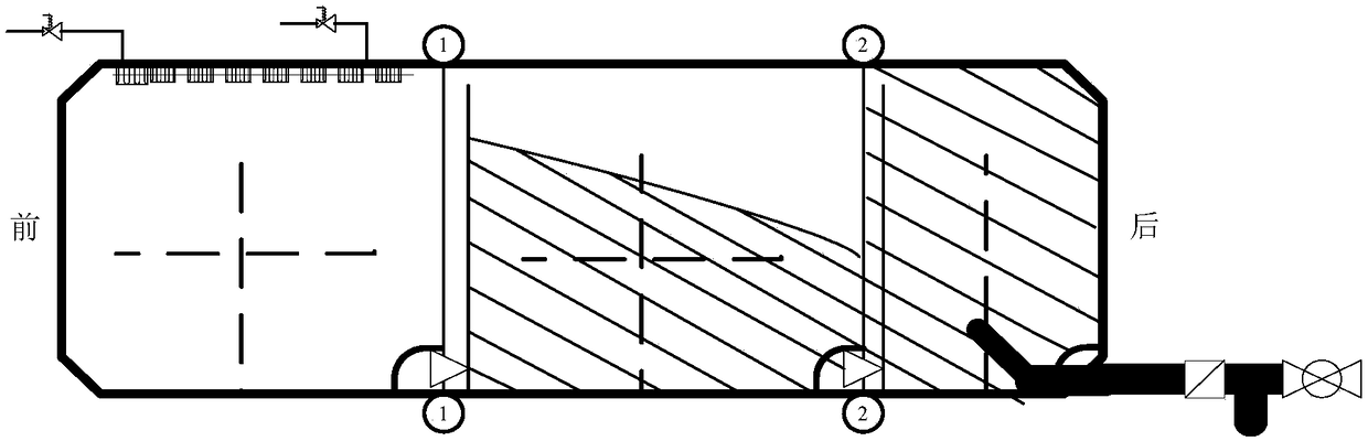 An integral compartment structure liquid propellant delivery device