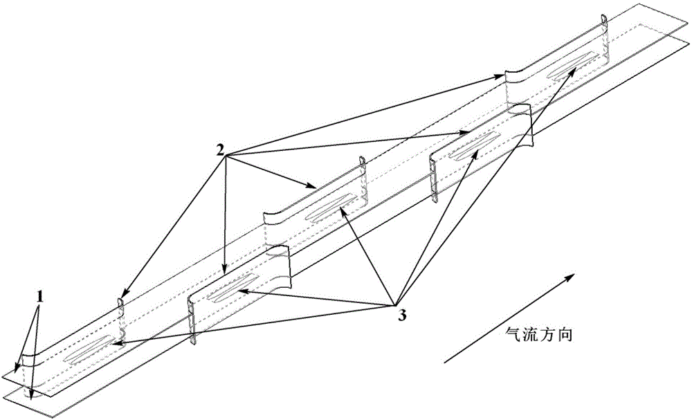 Forced convection device for tube-and-fin radiator