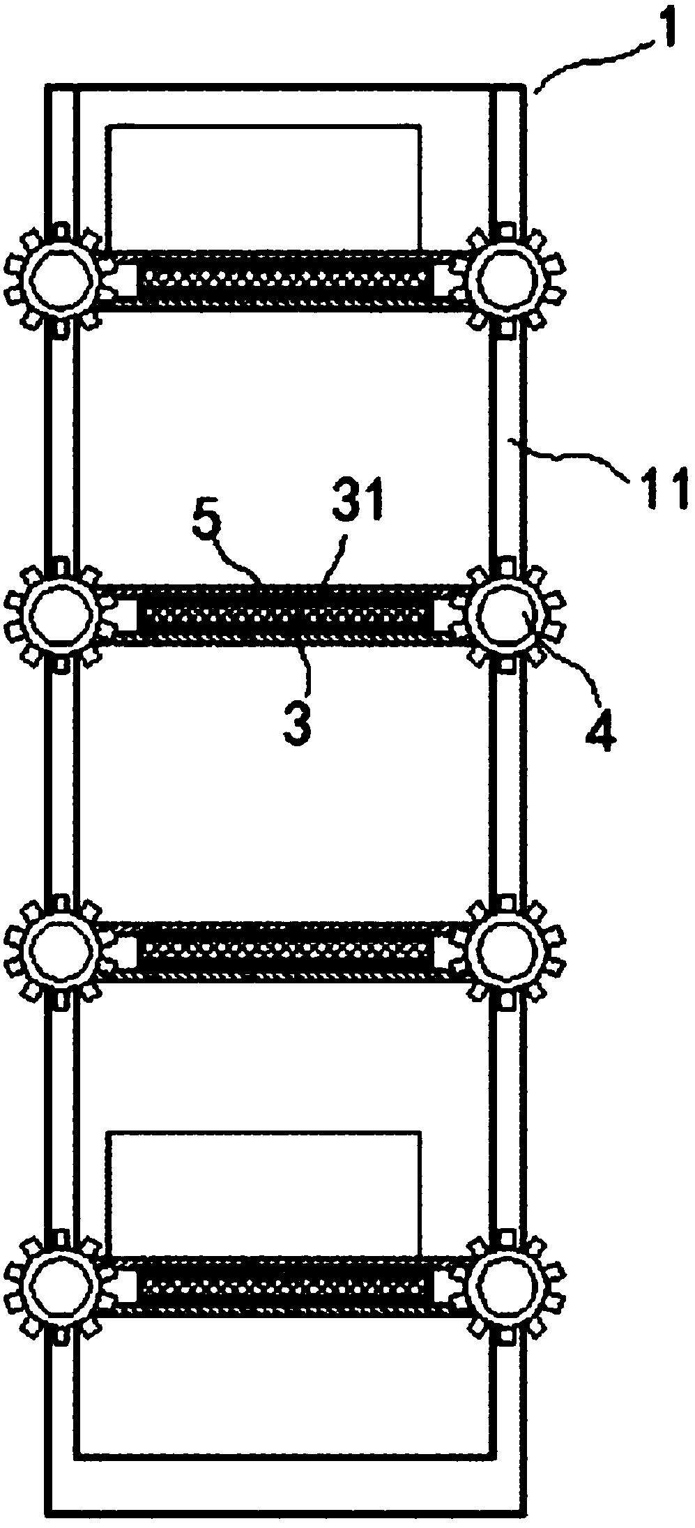 Storage rack storing and taking method