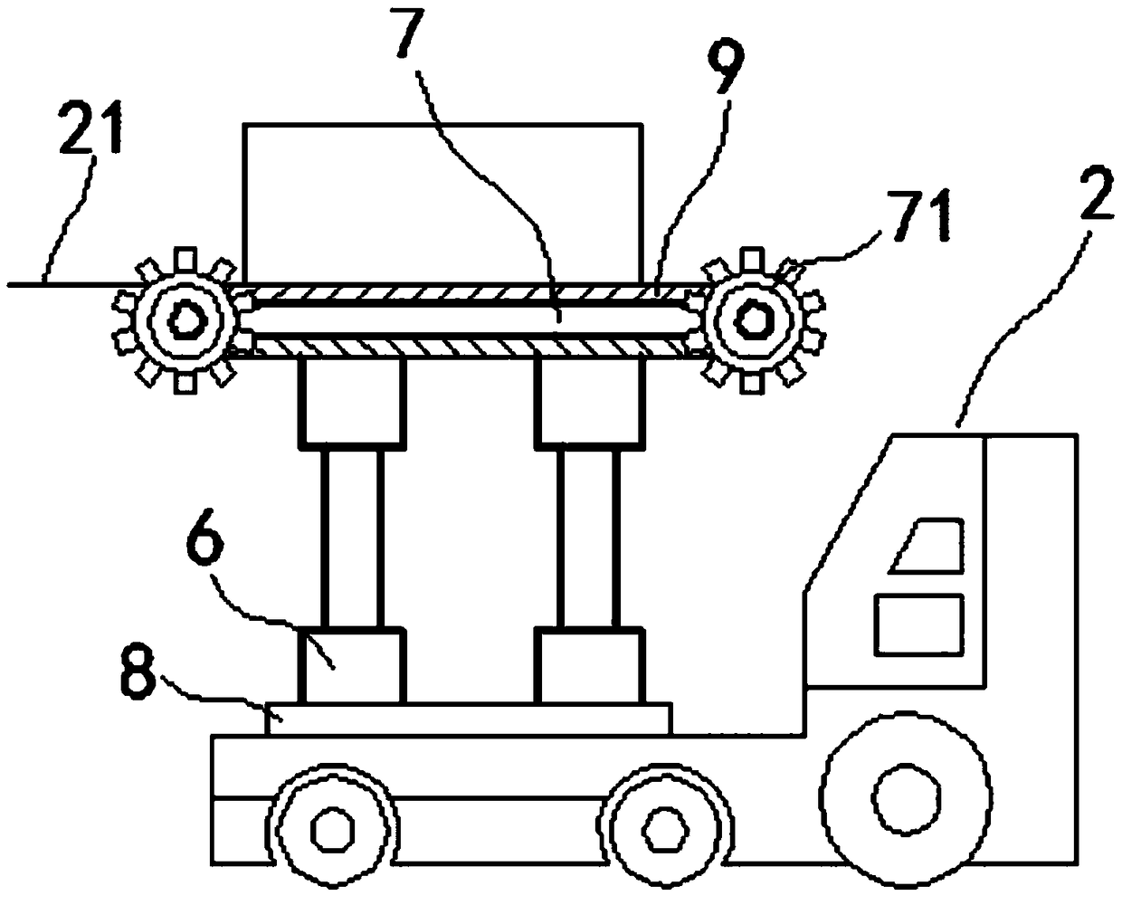 Storage rack storing and taking method