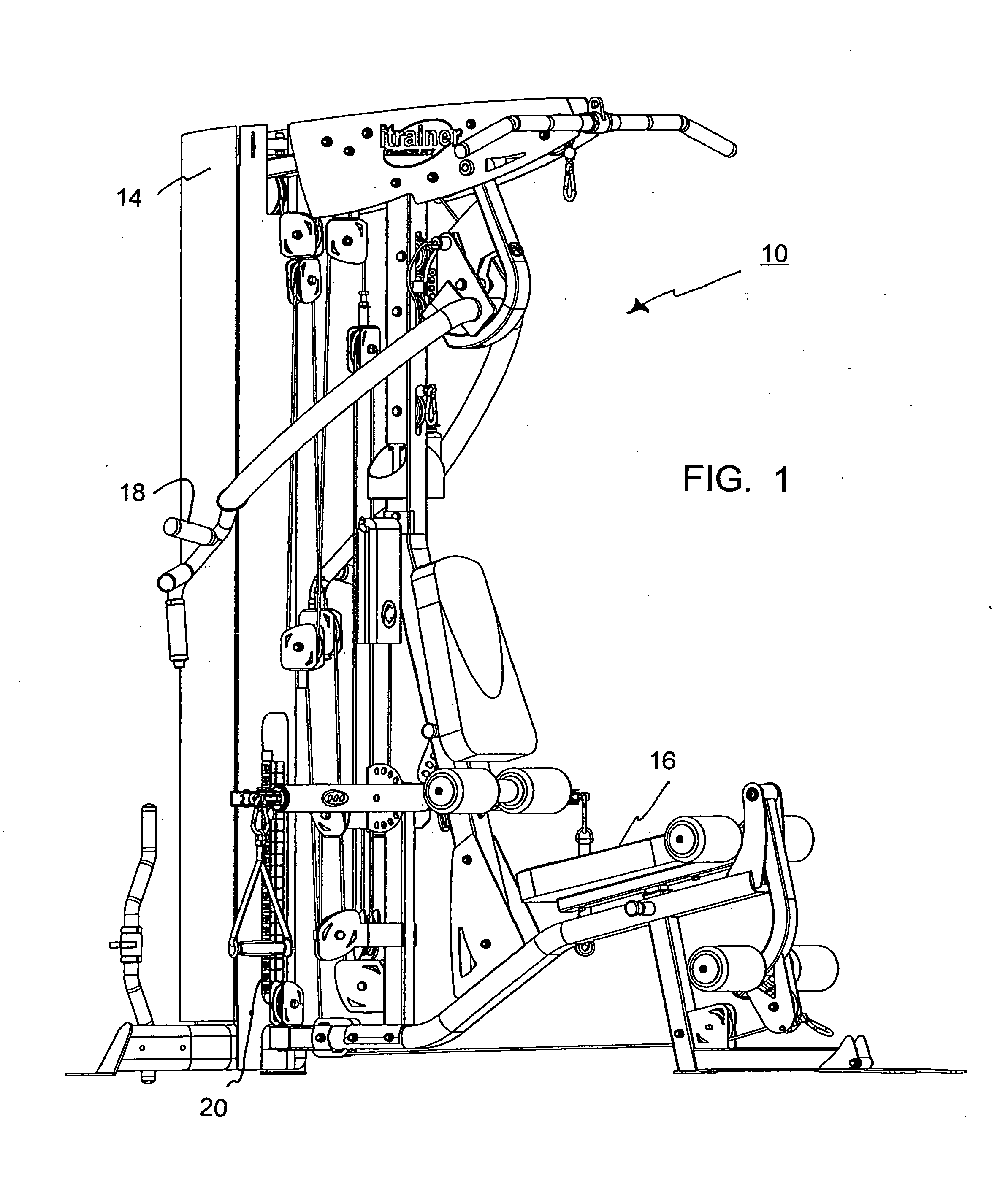 Body building system with shrouded weight stack