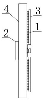 Dustproof storage combined type wind-solar power generation integrated device