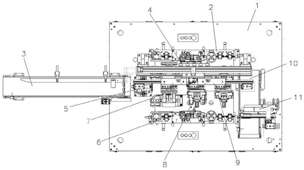 Full-automatic side edge adhesive tape pasting machine and adhesive tape pasting method thereof