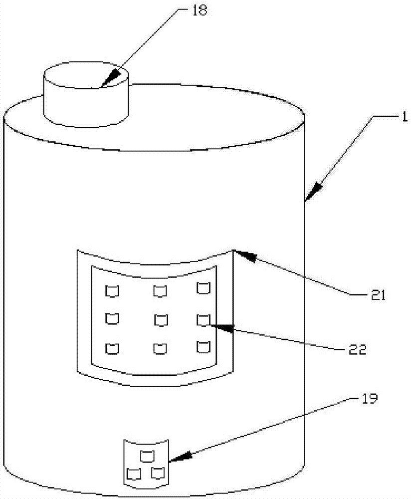 Laser type sewage treatment plant