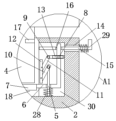 Multi-way valve body fluid casting hydraulic part