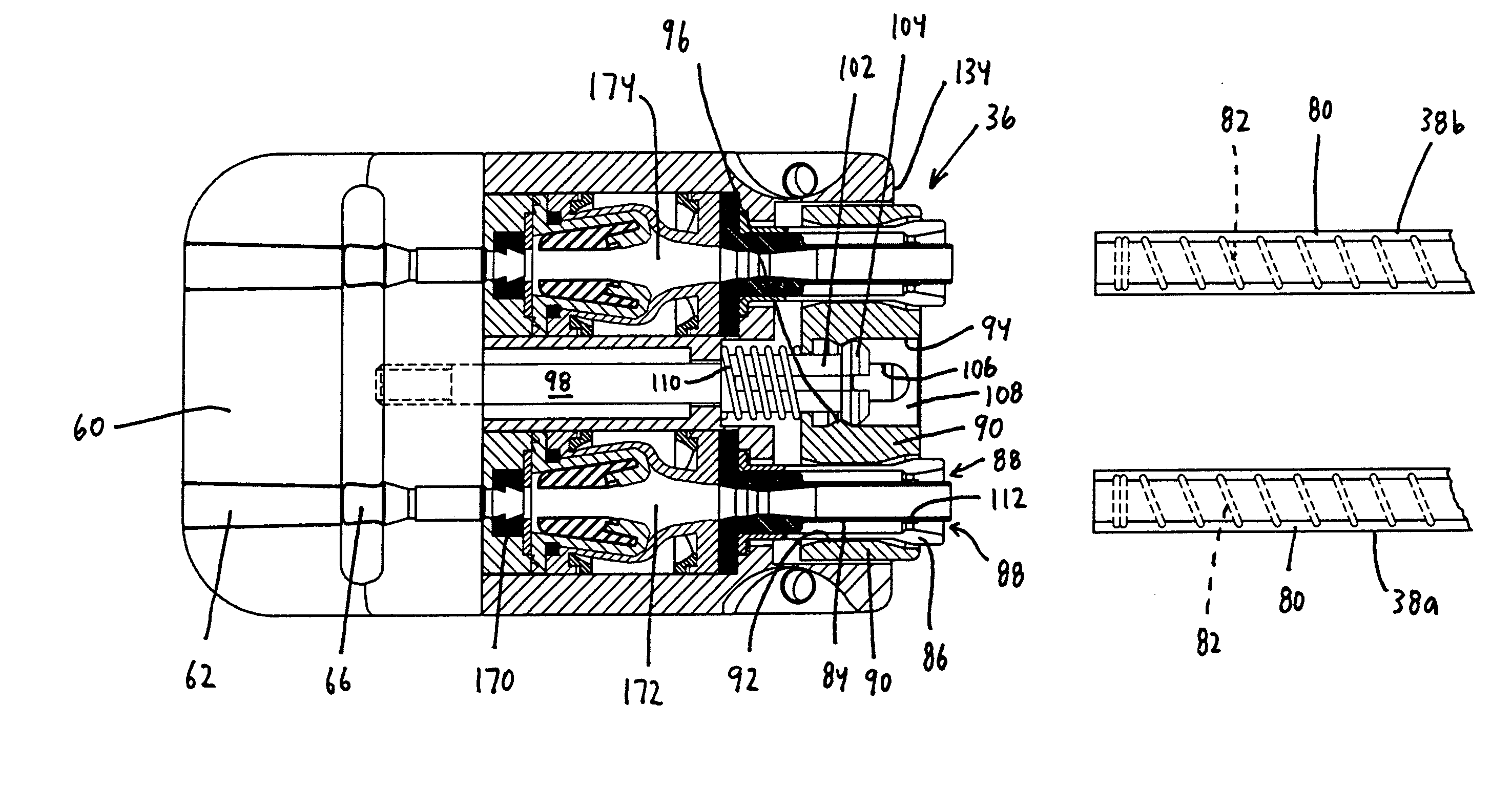 Port device for subcutaneous access to the vascular system of a patient