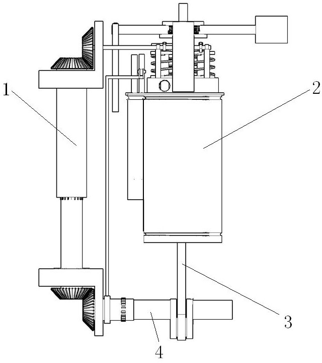 Adjustable oil-gas hybrid engine