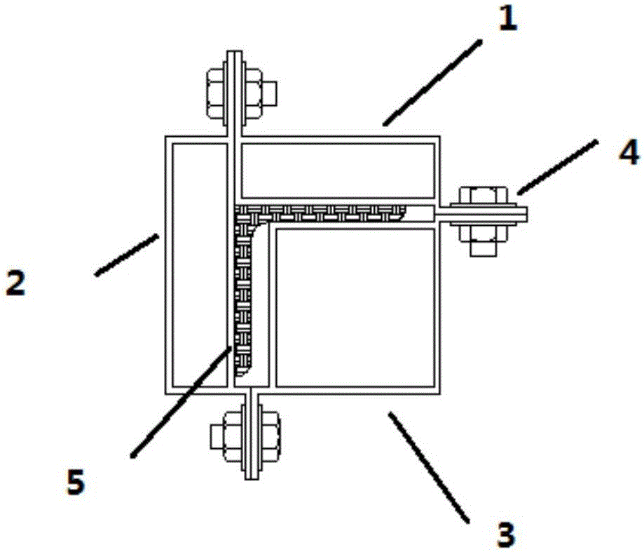 Anti-buckling reinforcing device for angle steel of power transmission tower