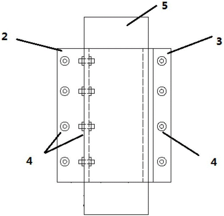 Anti-buckling reinforcing device for angle steel of power transmission tower