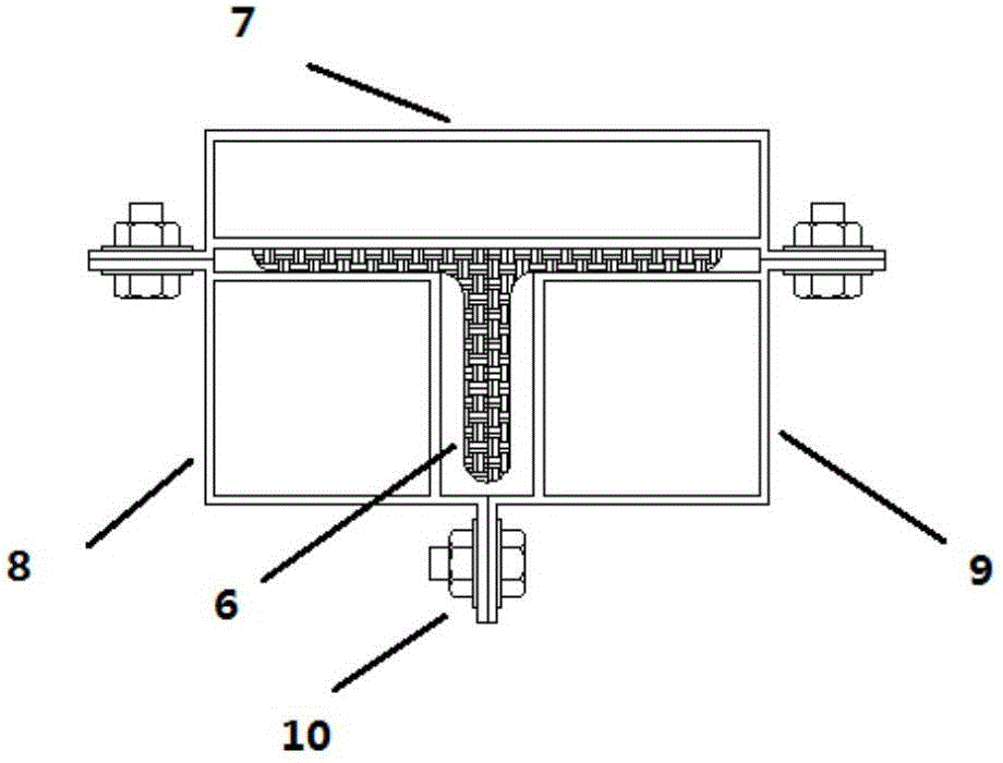 Anti-buckling reinforcing device for angle steel of power transmission tower