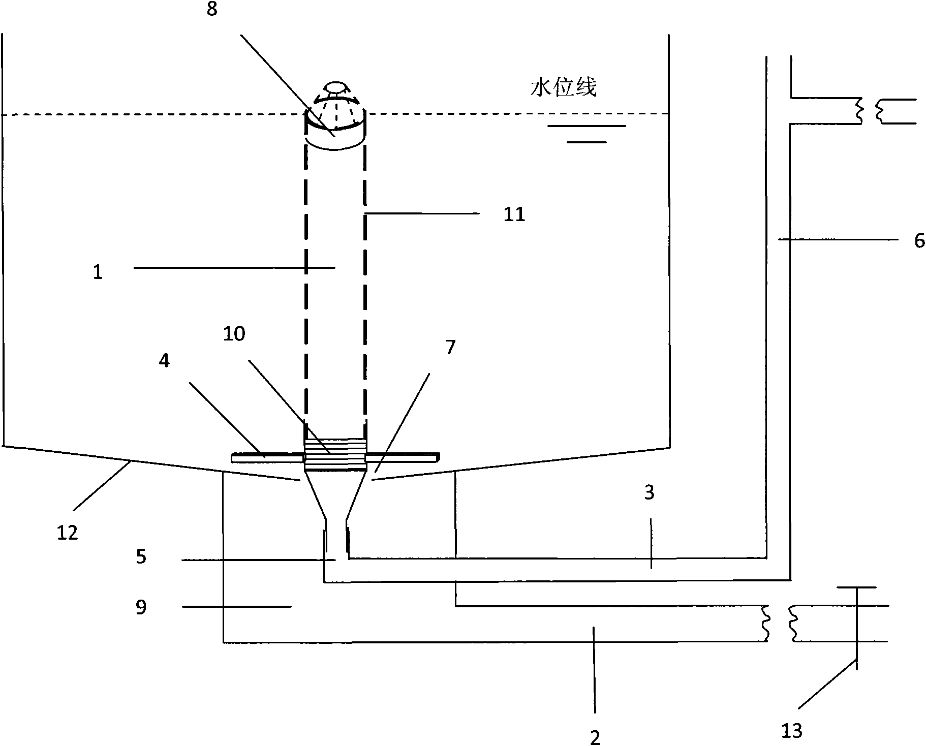 Water and sewage drainage facility for industrial recirculating aquaculture system