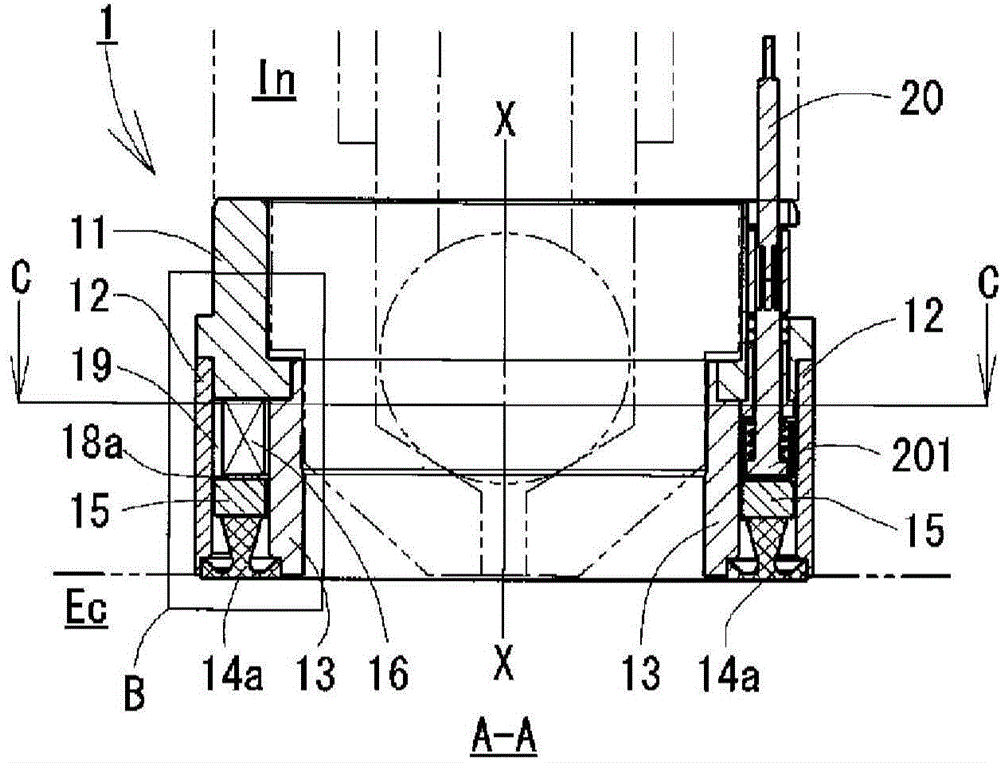 Combustion pressure sensor