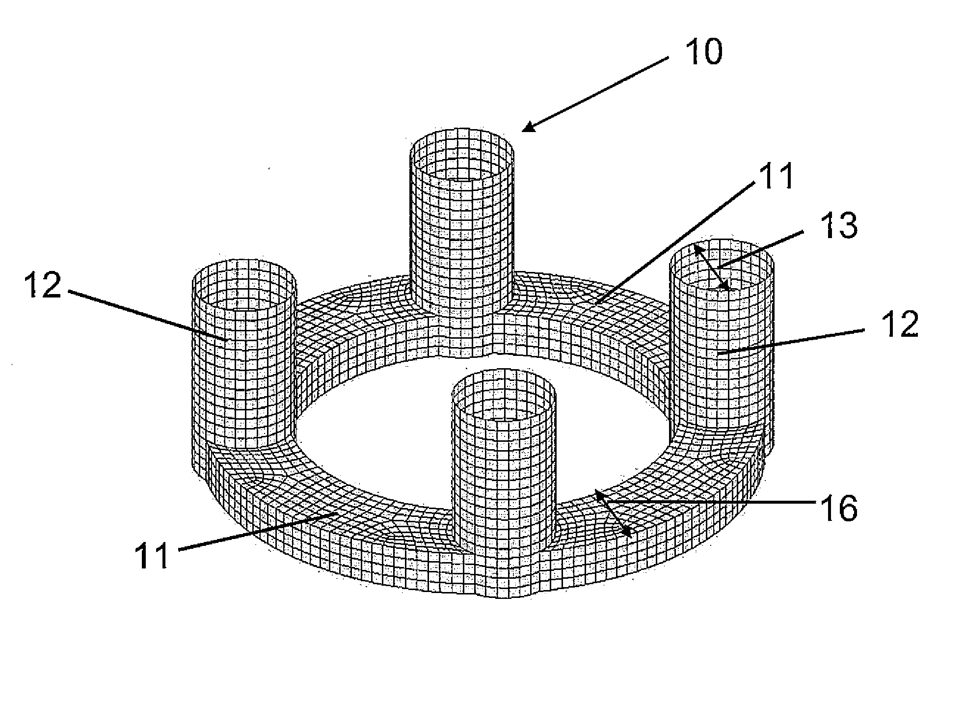 C-semi with minimum hydrodynamic forces