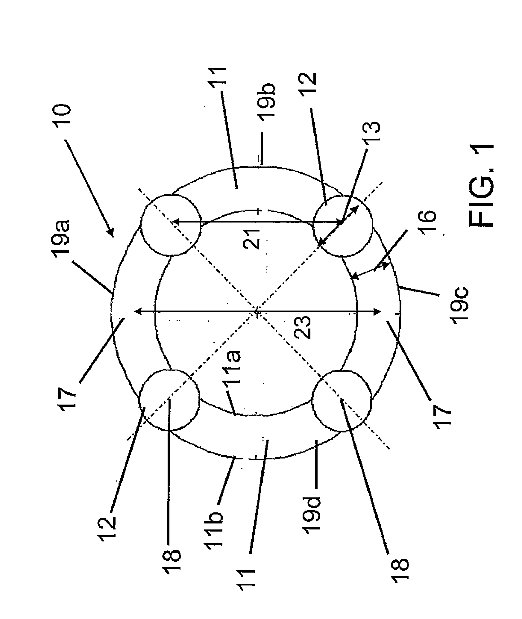 C-semi with minimum hydrodynamic forces