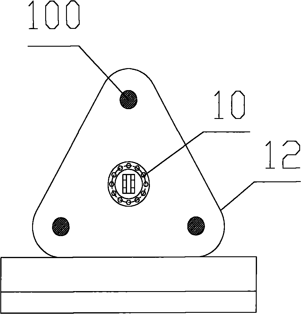 Hydraulic cylinder test device and method under simulated working condition