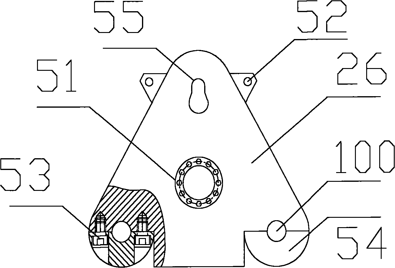 Hydraulic cylinder test device and method under simulated working condition