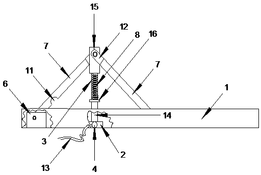 Electric turning type car blocking mechanism