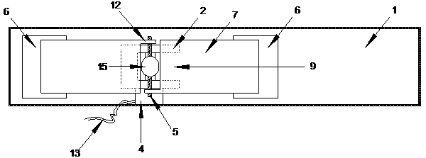 Electric turning type car blocking mechanism