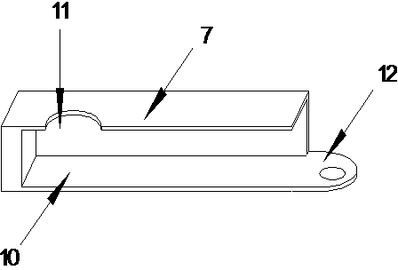 Electric turning type car blocking mechanism