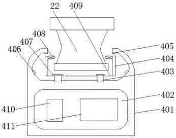 Grinding and painting equipment of locks for metal doors and windows