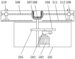 Grinding and painting equipment of locks for metal doors and windows