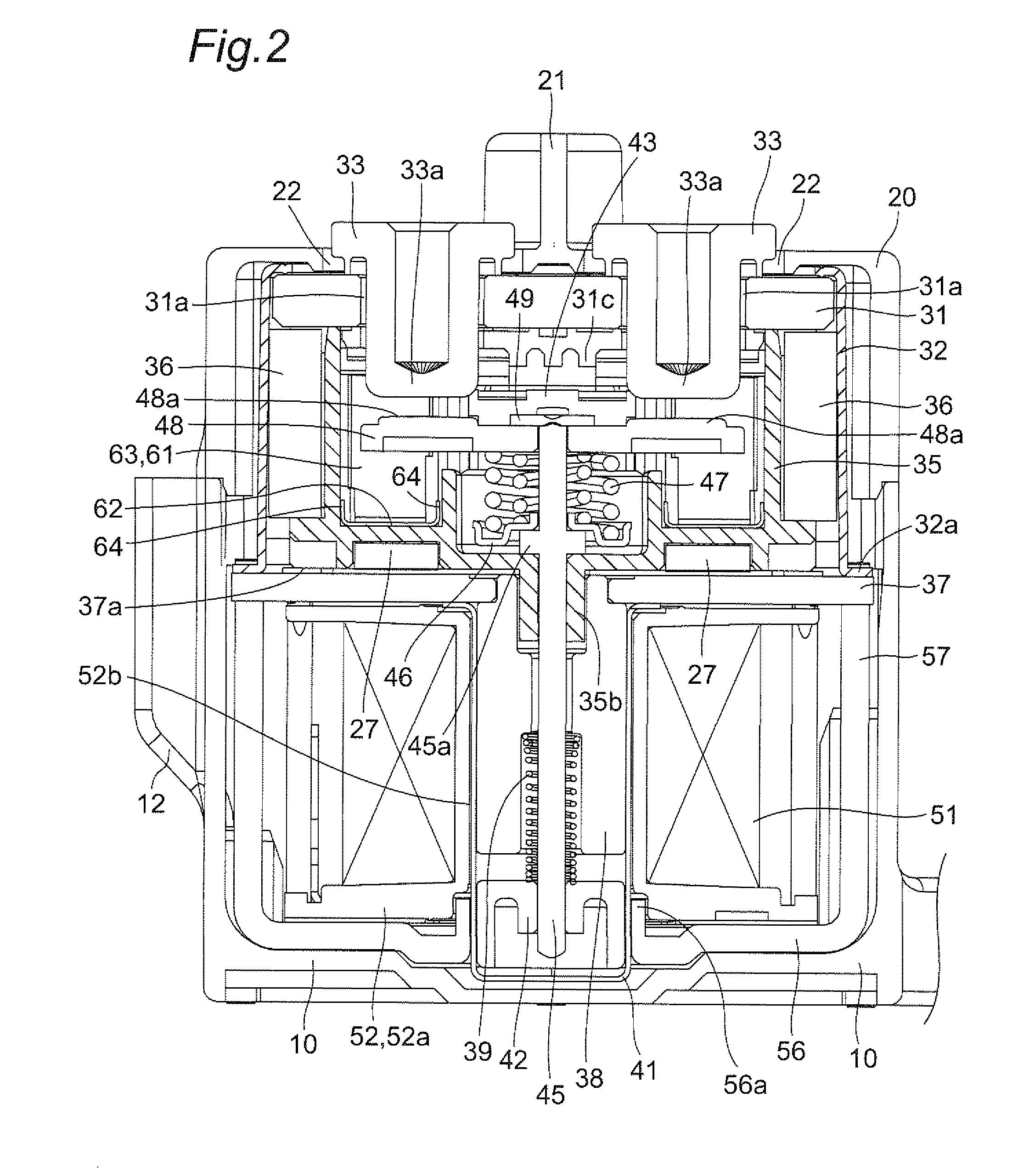 Sealed contact device