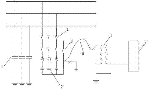 Method for testing capacitive current of isolated neutral system