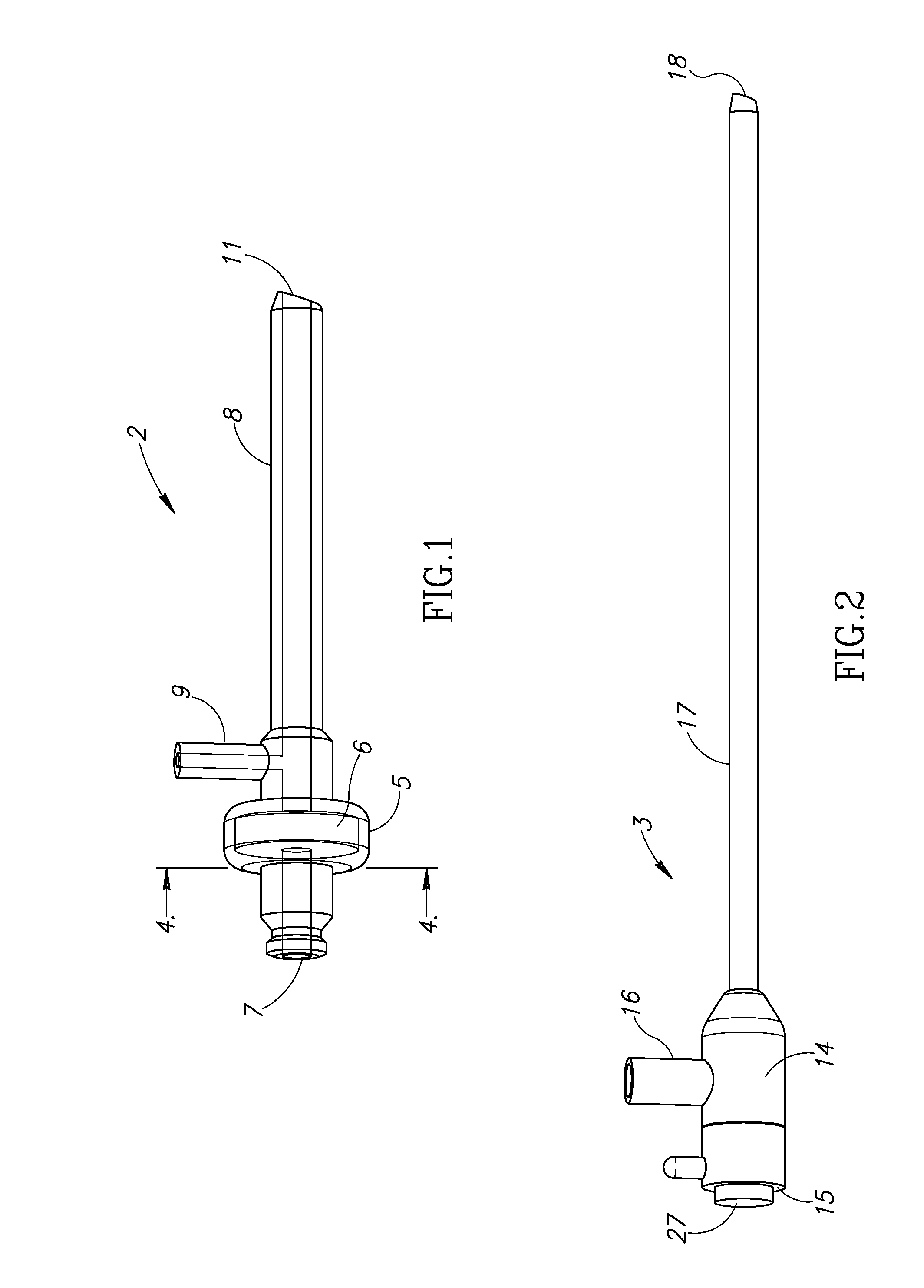 Fluidic endoscope tip locator