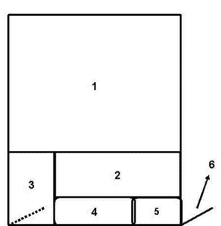 Moving splicing screen device used for intelligent office