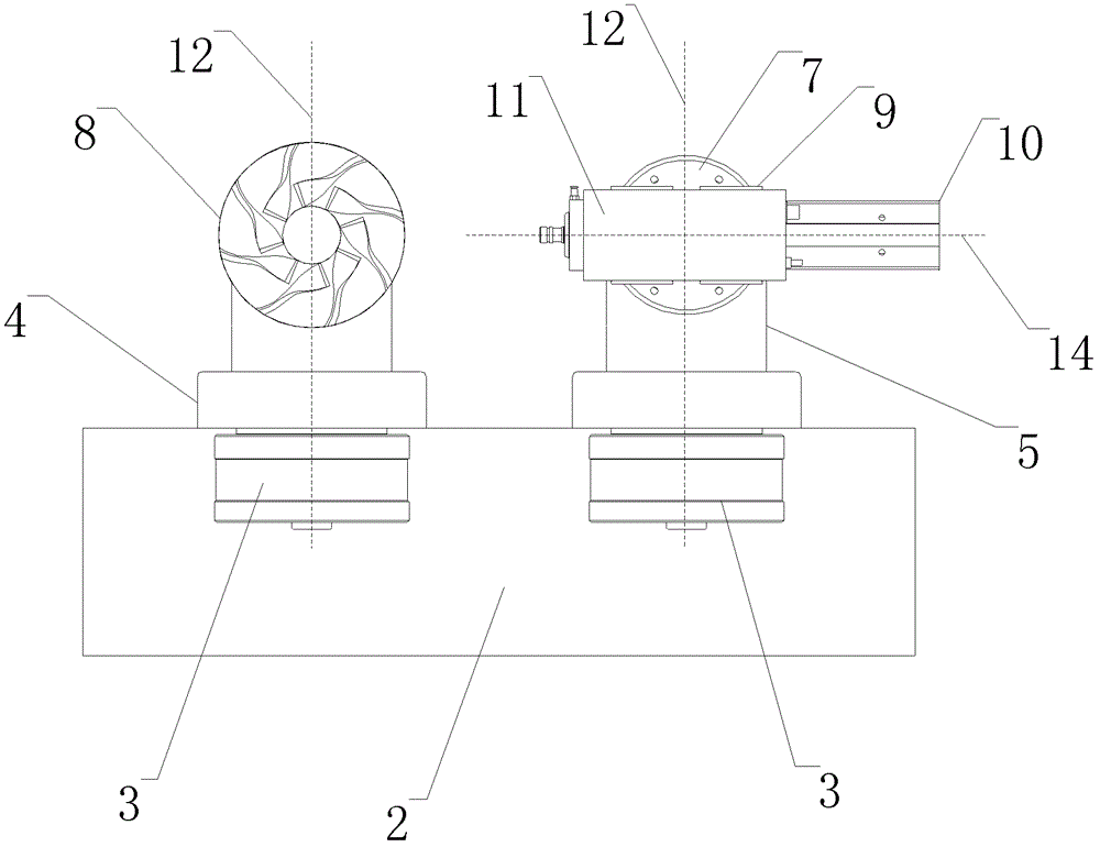 A five-axis linkage machine tool with four rotations and one translation