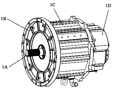 Electric heavy-duty vehicle wheel rim driving assembly