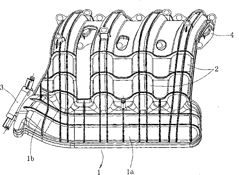 Automotive engine intake manifold