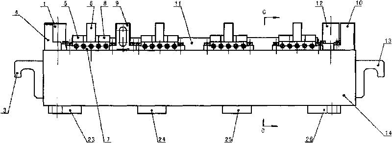 Cylinder cover standard sample piece of engine valve clearance control system