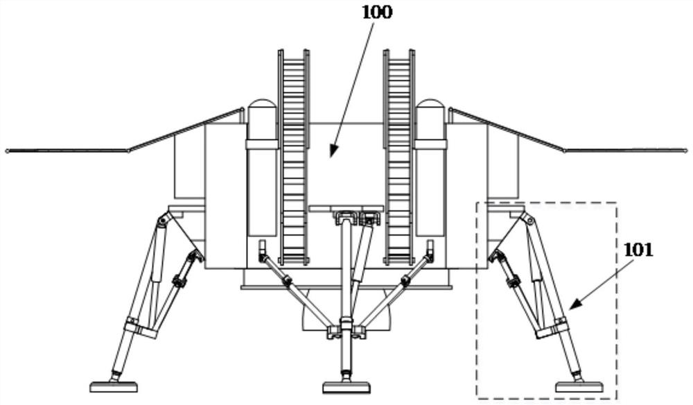 A Legged Patrolling Robot with Separate Landing and Walking Functions