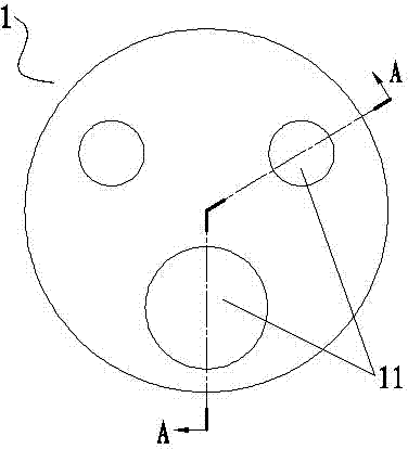 Combination gauge for abnormal bearing inner ring pore detection and detection method thereof