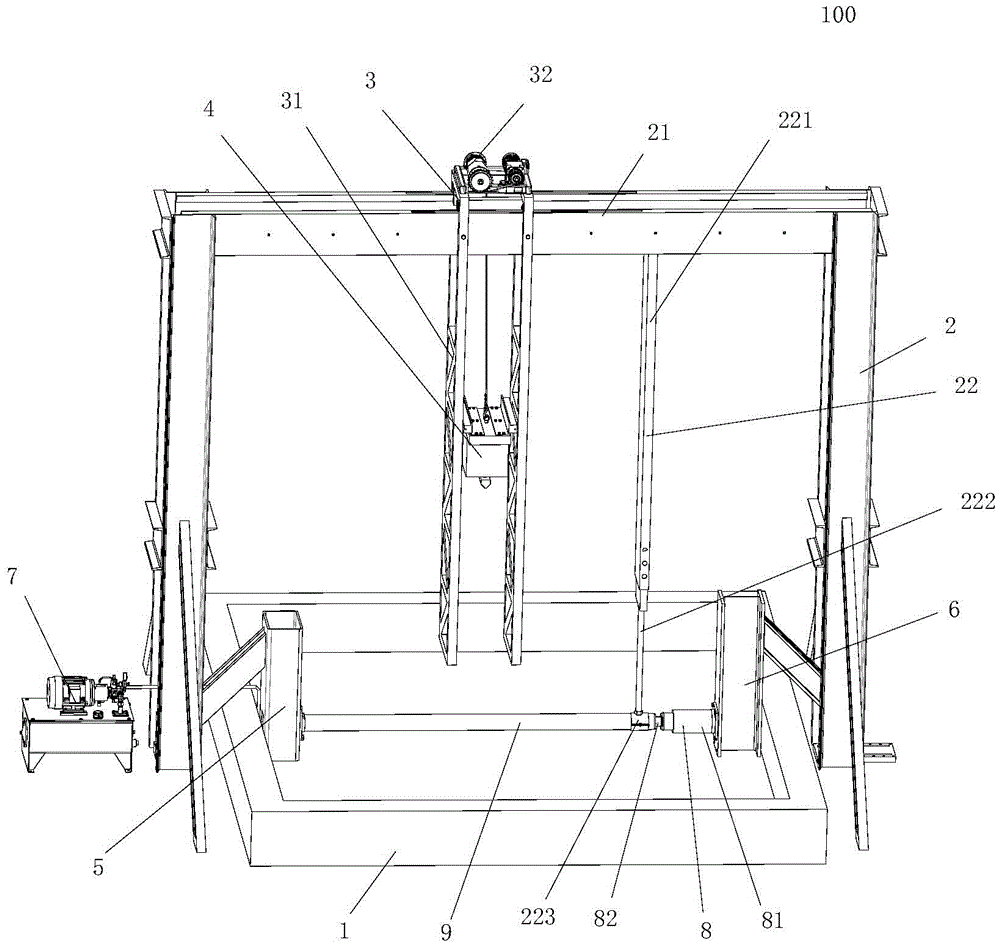 Seabed pipeline simulation impact test system