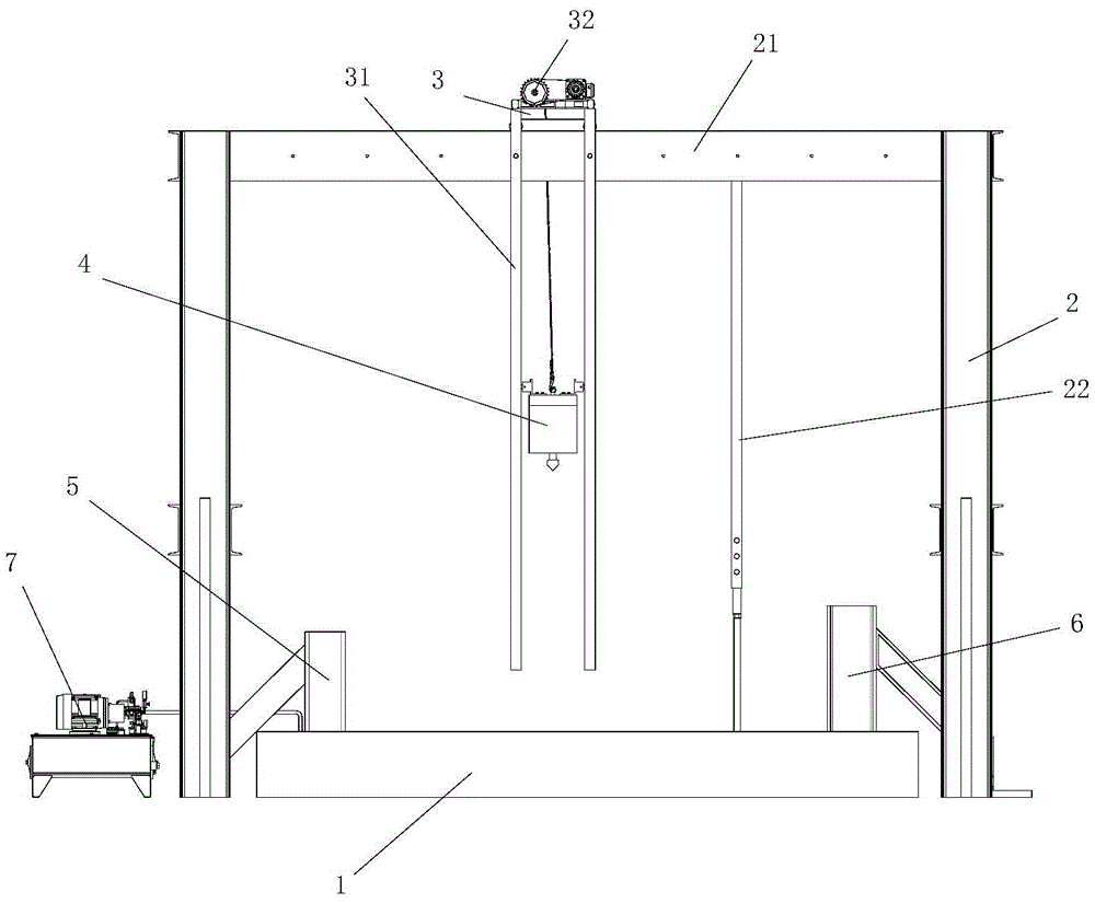 Seabed pipeline simulation impact test system