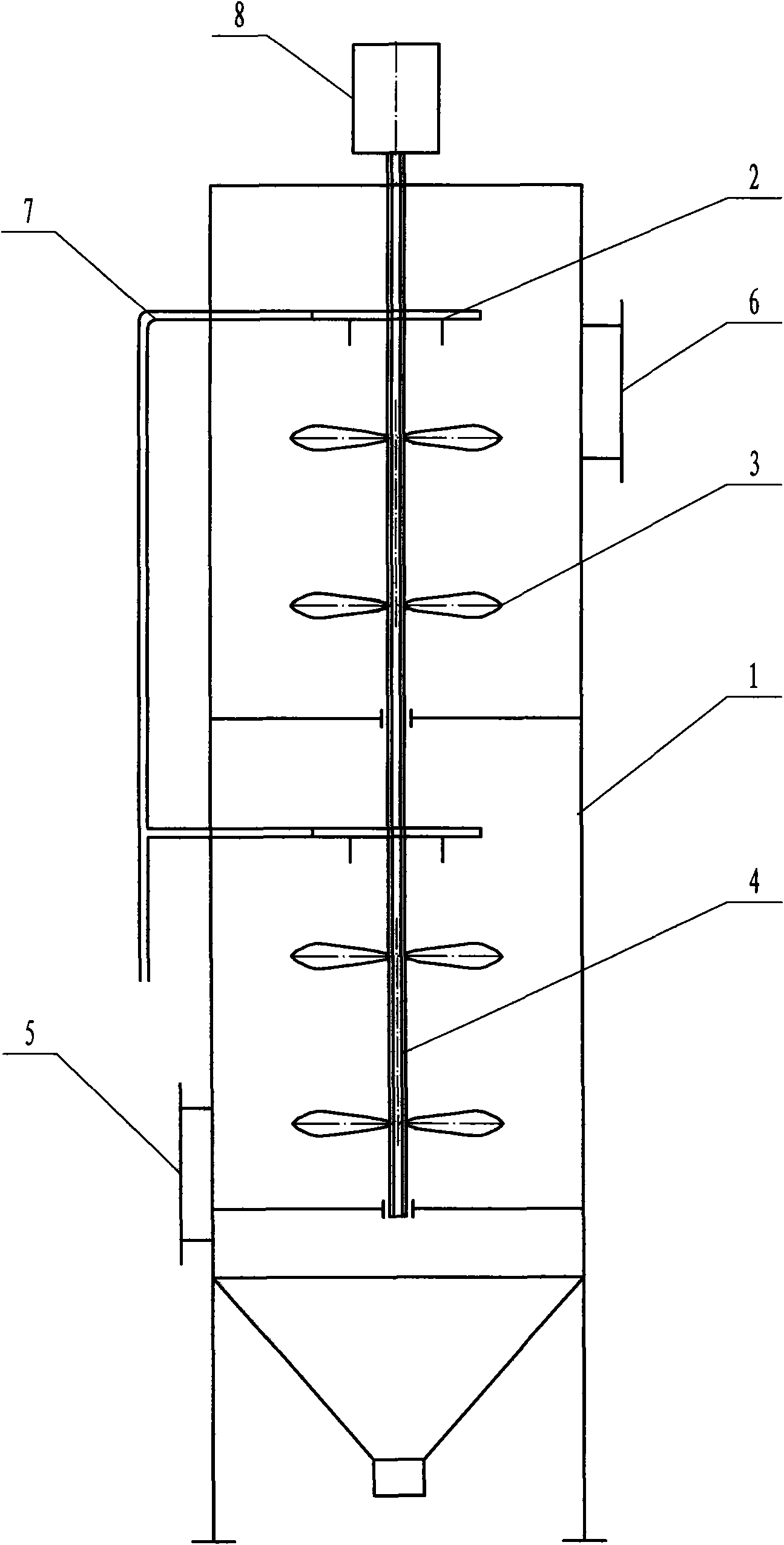 Fire coal smoke rotary atomization dedusting and desulfurization device