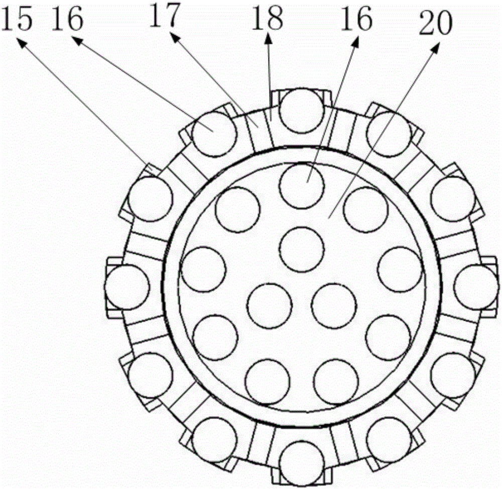 Double-speed variable-torque drill bit for drilling deep well