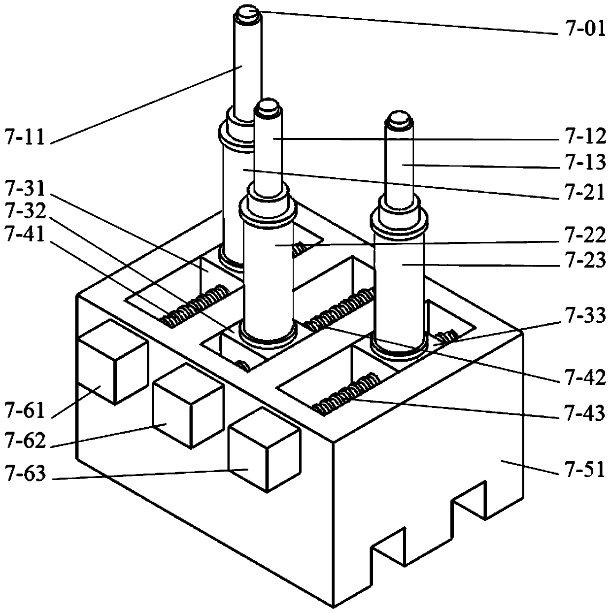 A high-precision steel belt transmission device and its transmission method