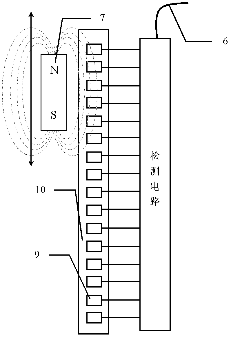 Device and method for measuring soil body displacement