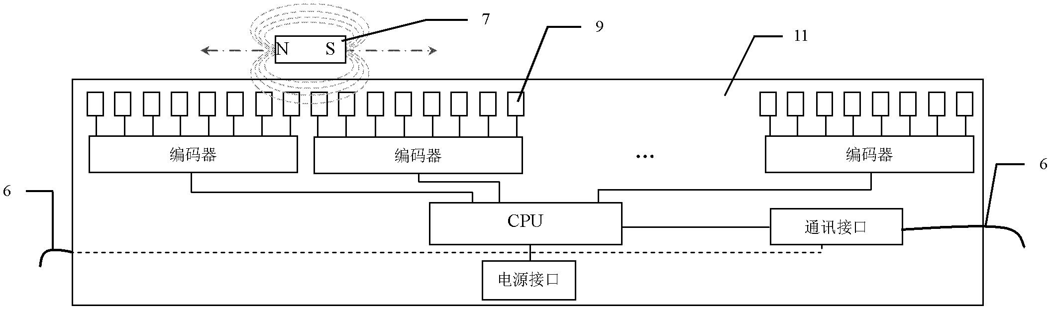 Device and method for measuring soil body displacement