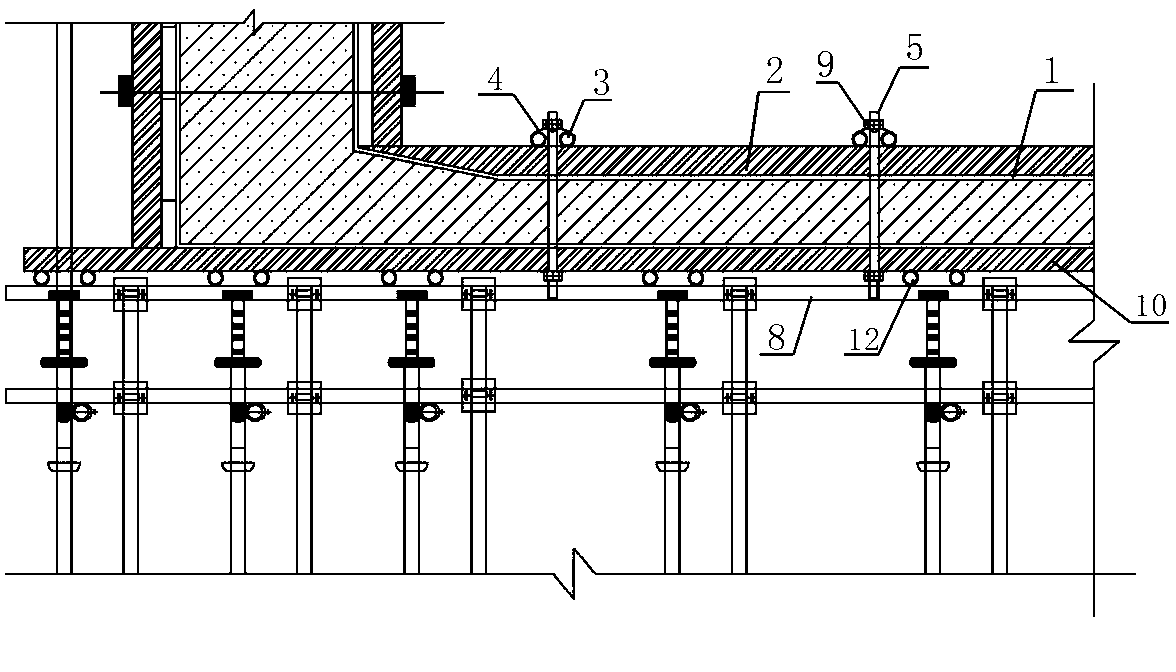 Small-radius arch ring construction method of arch bridge of continuous slab