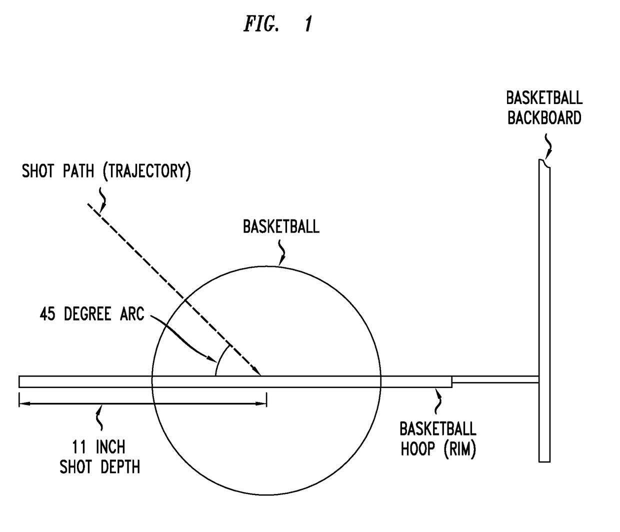 Basketball training device, system and method